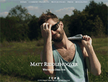 Tablet Screenshot of mattriddlehoover.com